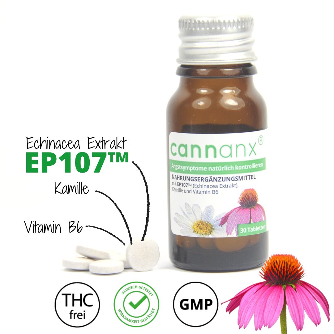 cannanx® Tabletten zur Kontrolle von Angstsymptomen